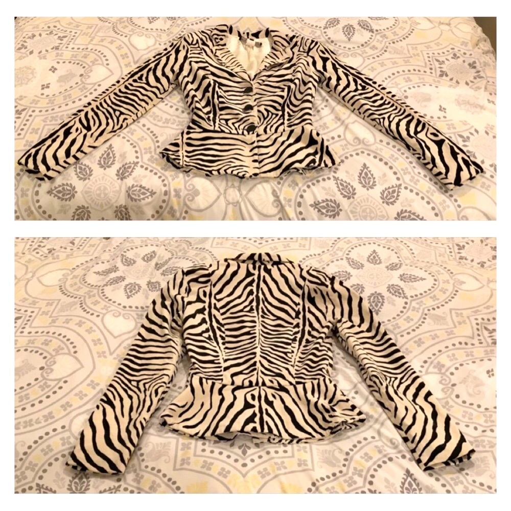 Vintage Betsey Johnson Zebra Suit - Picture 16 of 17